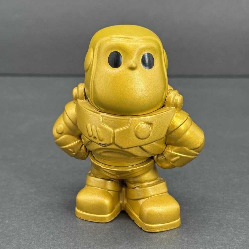 Ooshies Disney Pixar Toy Story 4 Golden Buzz Lightyear 4" Vinyl Figure Series 1